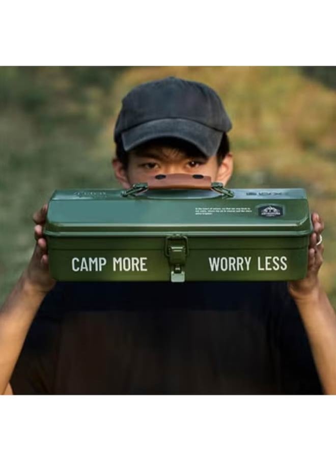 Camping & Picnic Portable Hand Storage Box, Sturdy Handle, Double Anti-Leak Buckle, IPX4 Waterproof, Lightweight Durable, Ideal For Camping/Beach/Hiking, Must-Have - Image 4