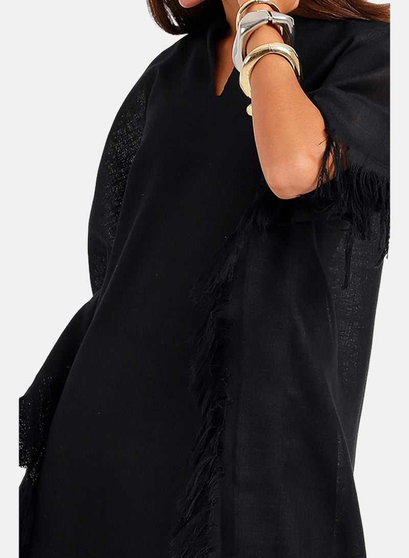 Carina Fringed Trim Maxi Dress - Image 5