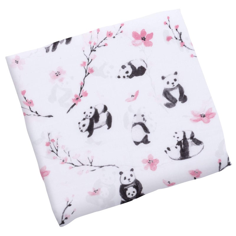 Stephen Joseph Muslin Swaddle Blanket for Baby Girls and Boys Newborn Receiving Blanket for Swaddling 100 Cotton Baby Swaddle Wrap Receiving Swaddle Wrap 47 x 47 inches Panda