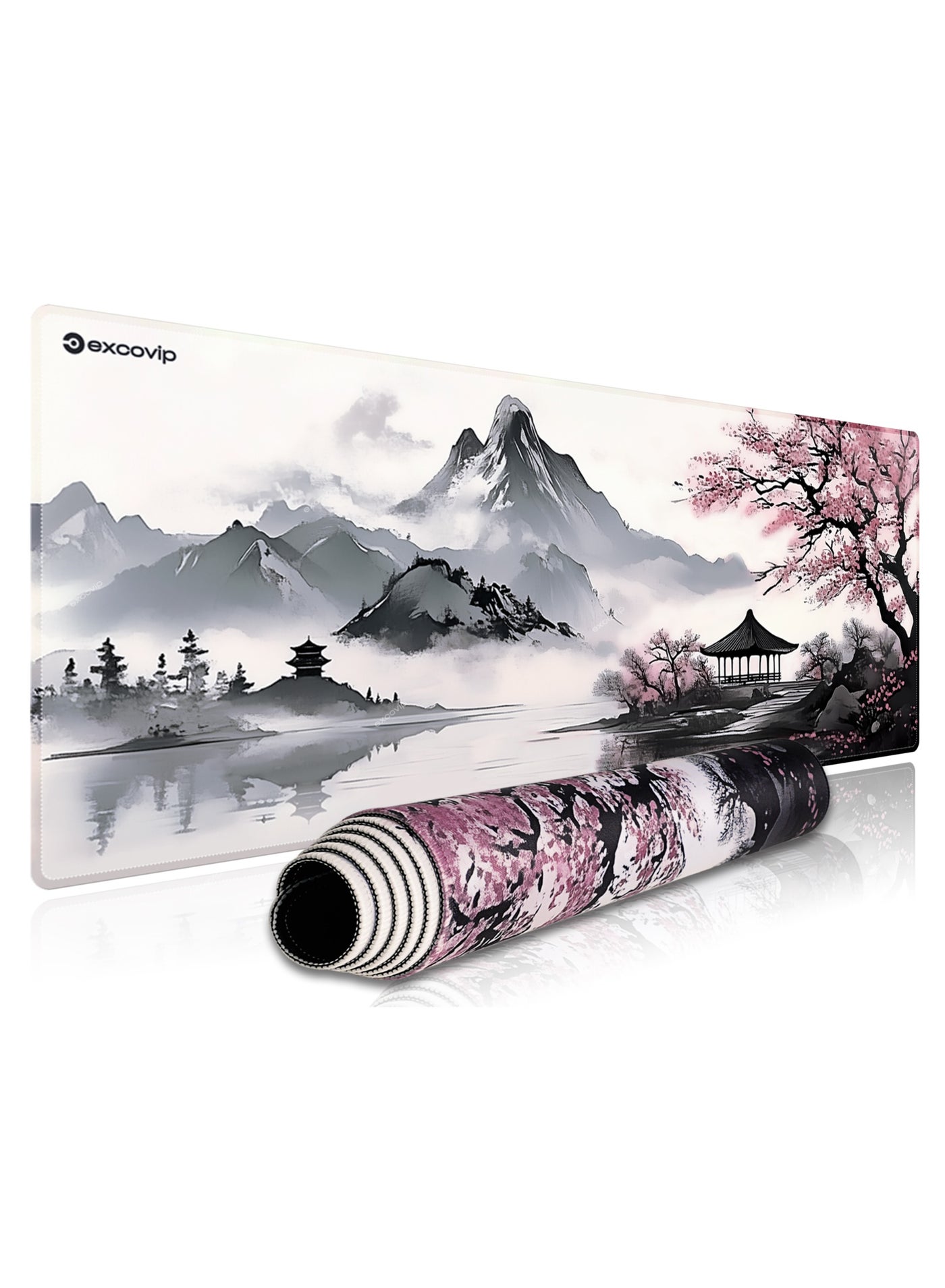 إكسكو فيب Excovip Japanese Gaming Mouse Pad 800x300mm Desk Gaming Mouse Pad Large non-slip Rubber