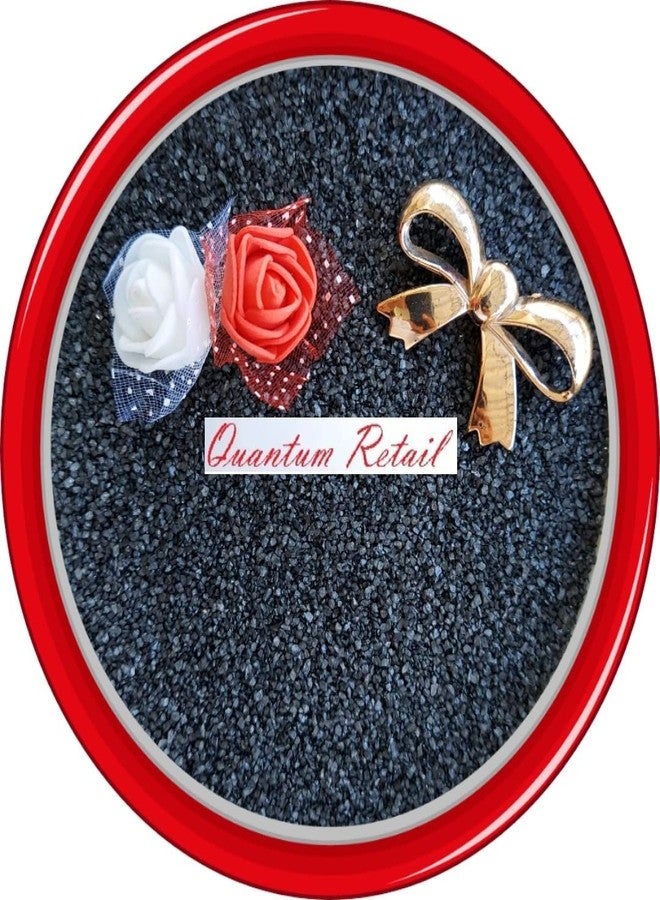Quantum Retail - 900 Grams - Sugar Size Sand Gravel for Aquarium Decoration/Home & Garden/Lawn Decoration/Aquarium Substrate/Terrarium/Quartz Sand (Black) - Image 3
