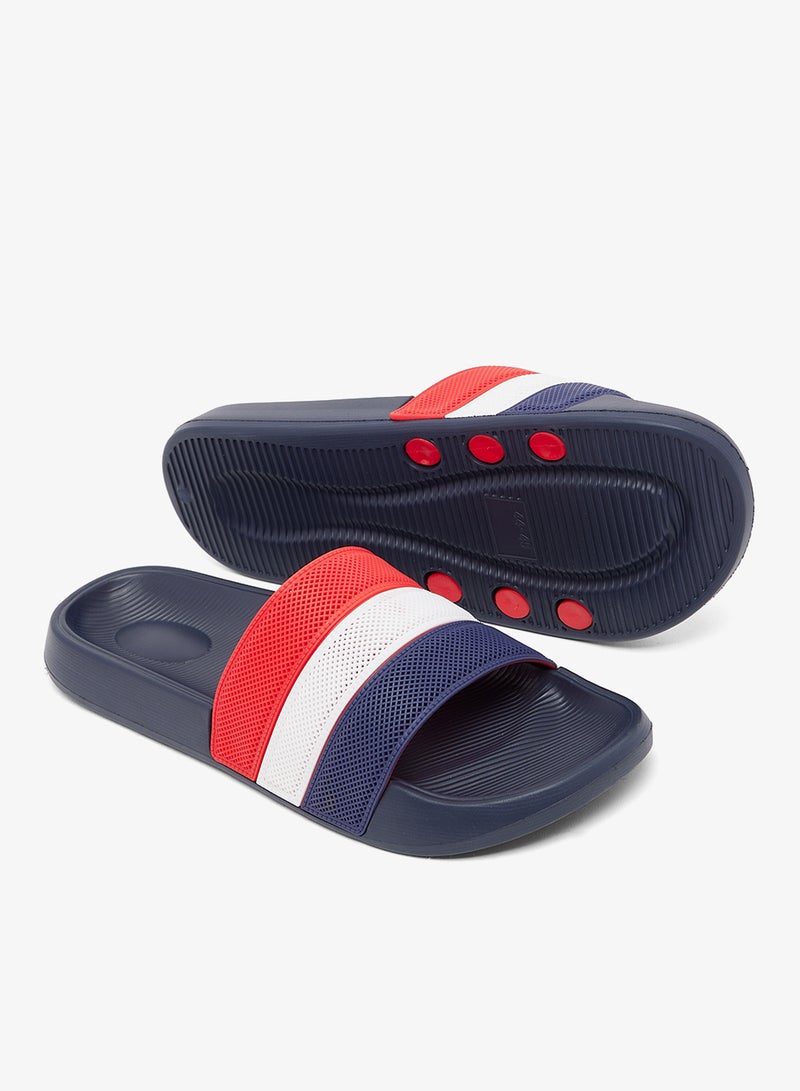 سفنتي فايف صنادل سلايد بتفاصيل مثقبة - Image 3