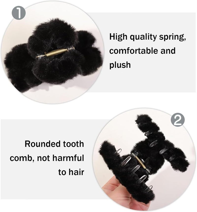 Non-Slip Hair Claw Clips: Multicolor, Strong Hold - Mini Hair Clips for Women Daily Use & Winter Hairstyling - Image 3