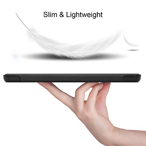 Robustrion Smart Trifold Hard Back Flip [Auto Sleep Wake] Case Cover for Lenovo Tab M10 FHD Plus TB-X606V / TB-X606F / TB-X606X [1st and 2nd Gen] 10.3 inch - Black - Image 2