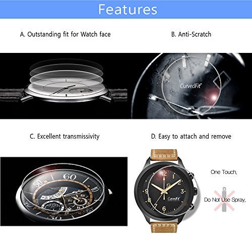 Healing Shield Healingshield Watch Face Protector Guard [Front 3pcs] (27mm(1.06in)) - Image 5