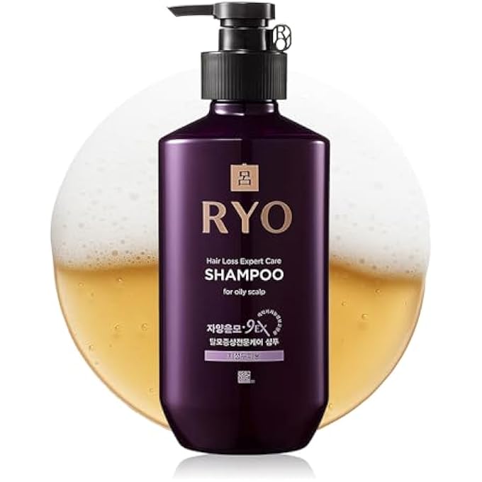 Ryo E KOREAN JAYANG SHAMPOO FOR OILY SCALP PURPLE 400ML BY - Image 1