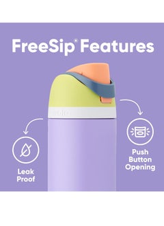 Owala FreeSip Insulated Stainless Steel Water Bottle with Straw for Sports, Travel, and School BPA-Free Sports Water Bottle, 24 oz  - Image 3