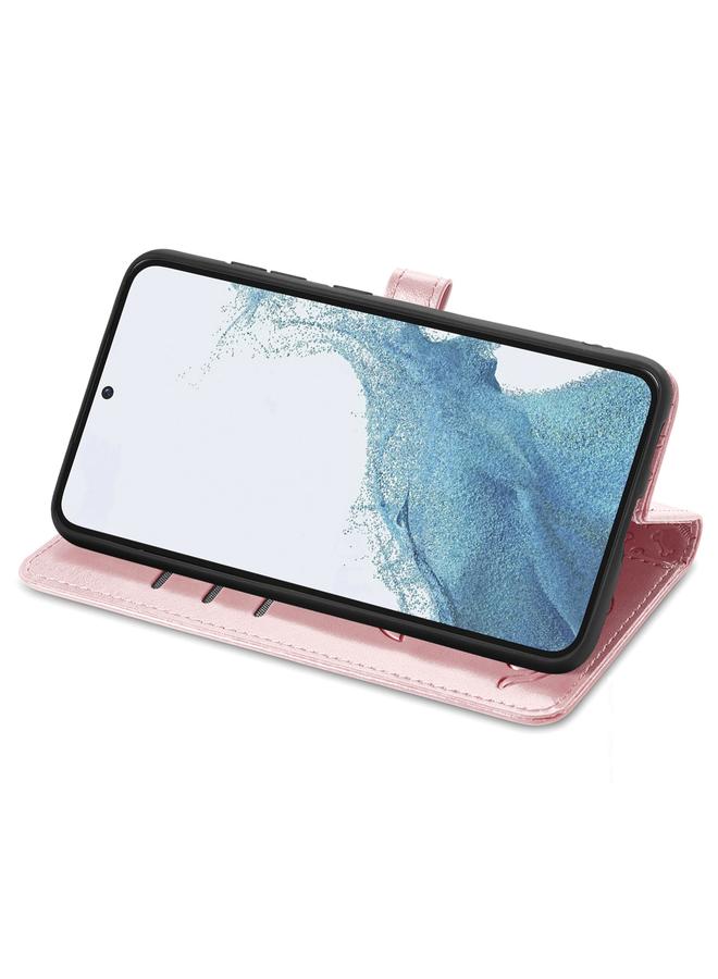 S-TOP Case For Samsung Galaxy S23+ 5G Cute Cat and Dog Embossed Leather Phone Case - Image 4