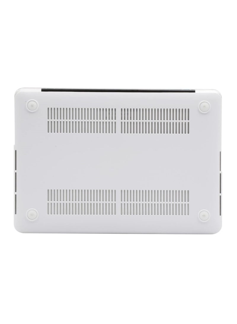 Generic - Plastic Hard Shell Case Cover Compatible with Older Version MacBook Air 13.3-Inch Model:- A1369/A1466 Released 2010 to 2017" White - Image 1