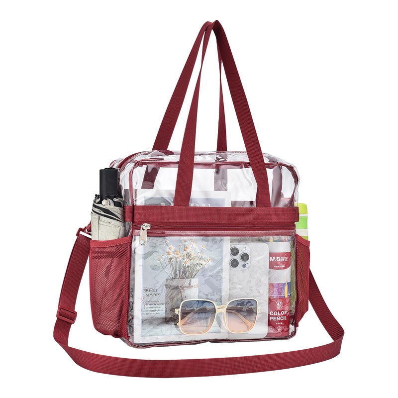 Oraben Clear Bag for Stadium Events 12x6x12 Clear Tote Bag for Women Sports Fan Tote Transparent Lunch Bag for Work Concert - Image 5