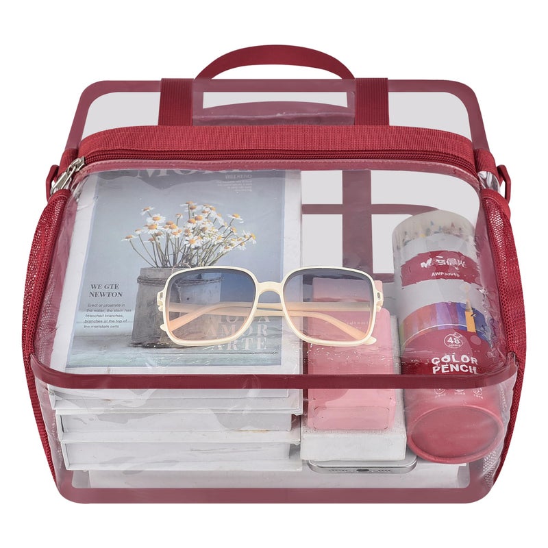 Oraben Clear Bag for Stadium Events 12x6x12 Clear Tote Bag for Women Sports Fan Tote Transparent Lunch Bag for Work Concert - Image 4
