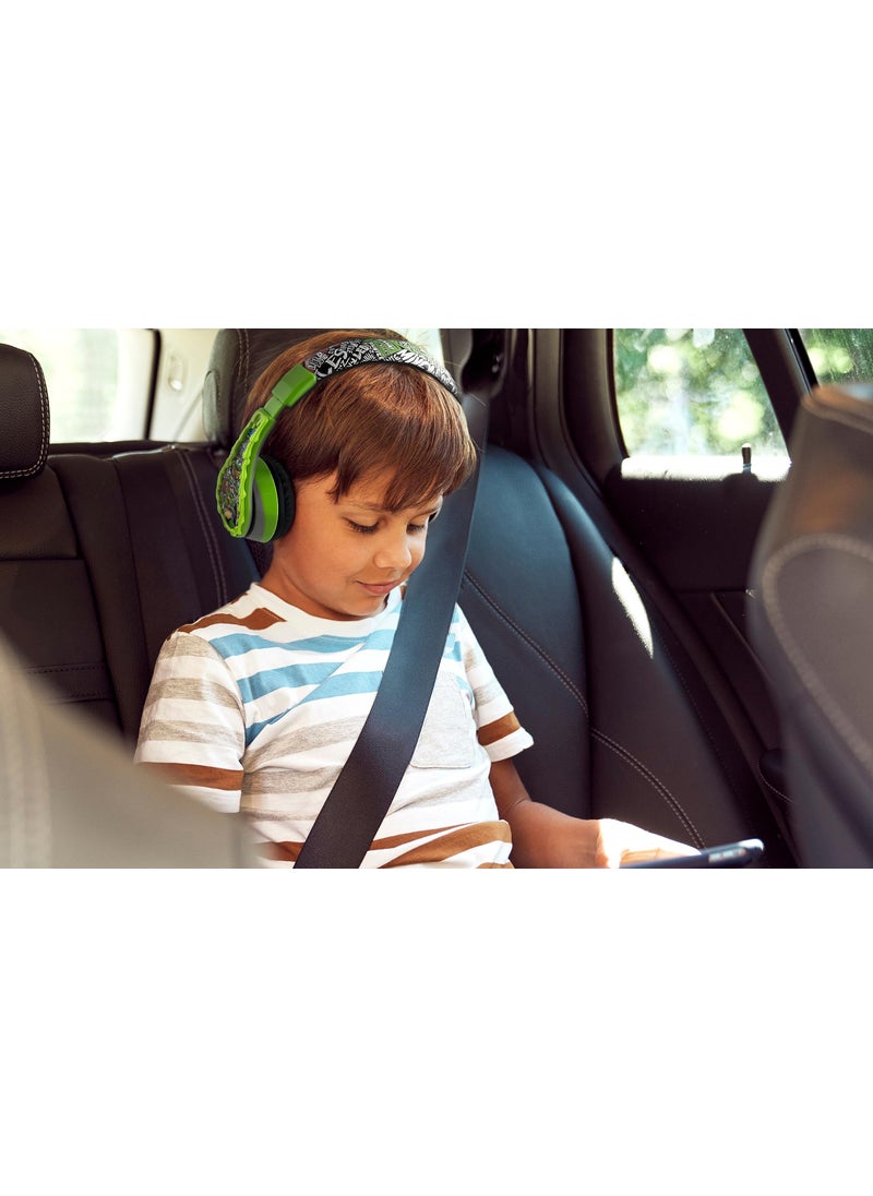 eKids eKids Teenage Mutant Ninja Turtles Wireless Headphones for Kids, Bluetooth Headphones with Microphone Includes Aux Cord, Earphones for School, Home, or Travel  - Image 5