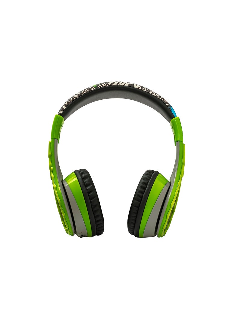 eKids eKids Teenage Mutant Ninja Turtles Wireless Headphones for Kids, Bluetooth Headphones with Microphone Includes Aux Cord, Earphones for School, Home, or Travel  - Image 2