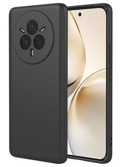 Generic Case for Realme 14 Pro Plus 5G Case Cover Soft Flexible TPU Black Cover Slim Fit Matte Finish Case Anti Fingerprint Cover for Realme 14 Pro Plus  - Image 1