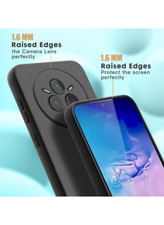 Generic Case for Realme 14 Pro Plus 5G Case Cover Soft Flexible TPU Black Cover Slim Fit Matte Finish Case Anti Fingerprint Cover for Realme 14 Pro Plus  - Image 3