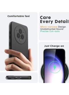 Generic Case for Realme 14 Pro Plus 5G Case Cover Soft Flexible TPU Black Cover Slim Fit Matte Finish Case Anti Fingerprint Cover for Realme 14 Pro Plus  - Image 5