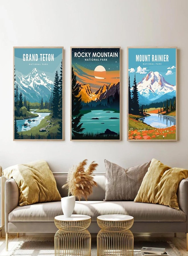 HOIYLDS Framed 3 Pack Paint by Number for Kids, Paint by Numbers for Kids Ages 8-12, Paint by Numbers Kits Children Beginner, DIY Acrylic Oil Painting for Home Wall Decor (8x8inch) - Image 2