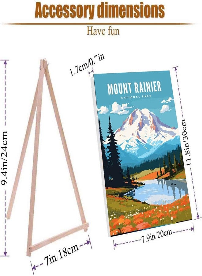 HOIYLDS Framed 3 Pack Paint by Number for Kids, Paint by Numbers for Kids Ages 8-12, Paint by Numbers Kits Children Beginner, DIY Acrylic Oil Painting for Home Wall Decor (8x8inch) - Image 4