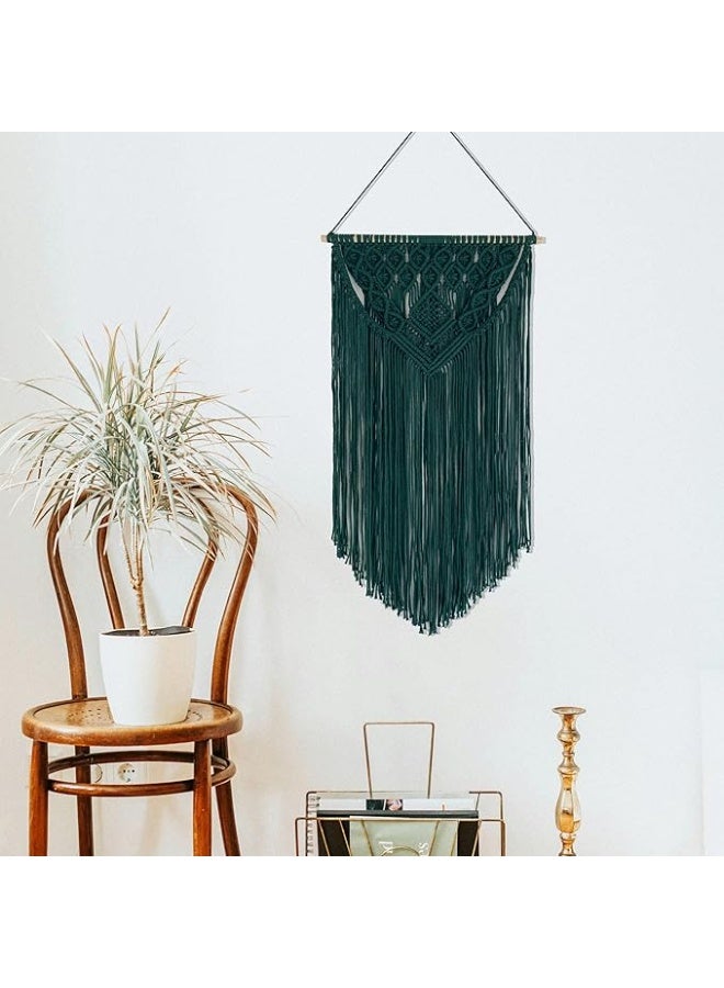 انتيكيانو مكرمية جدارية – ديكور يدوي من القطن – المقاس ‎40×70‎ سم. - Image 3