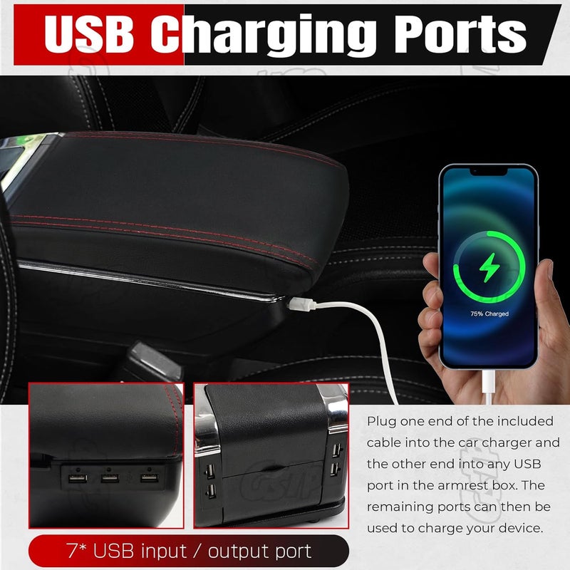 GSTP Center Console Armrest for Nissan Kicks - Image 3