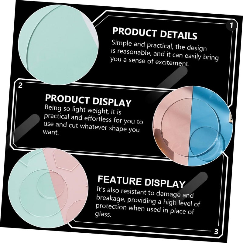 3 Acrylic Photography Backdrops Chic Props For Flat Lay Jewelry Cosmetic Shots - Image 4