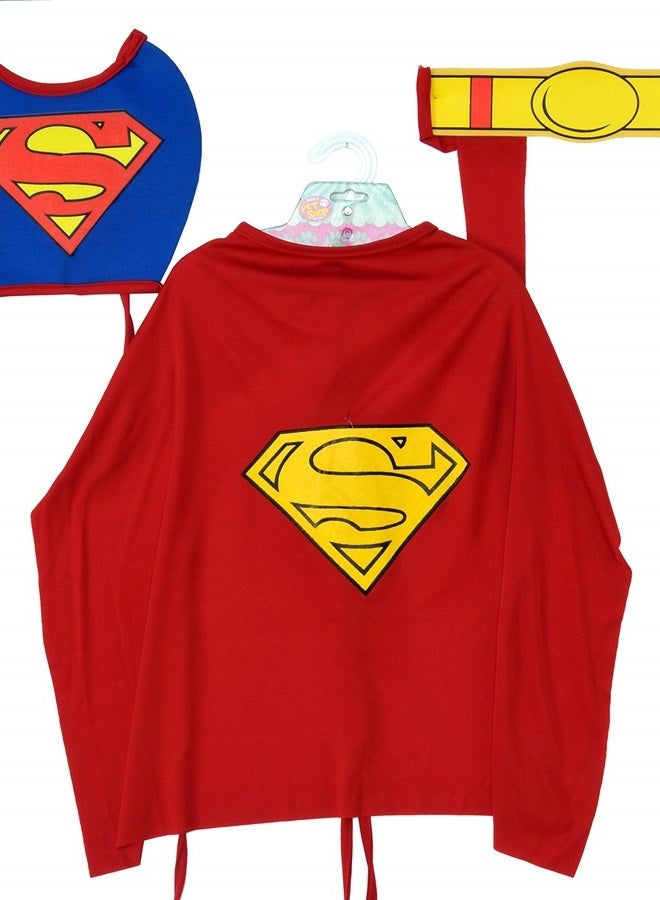 unisex adult DC Comics Classic Superman Pet Costume Party Supplies, Multicolor, M Neck 14.5 Girth 20 Back 15 US