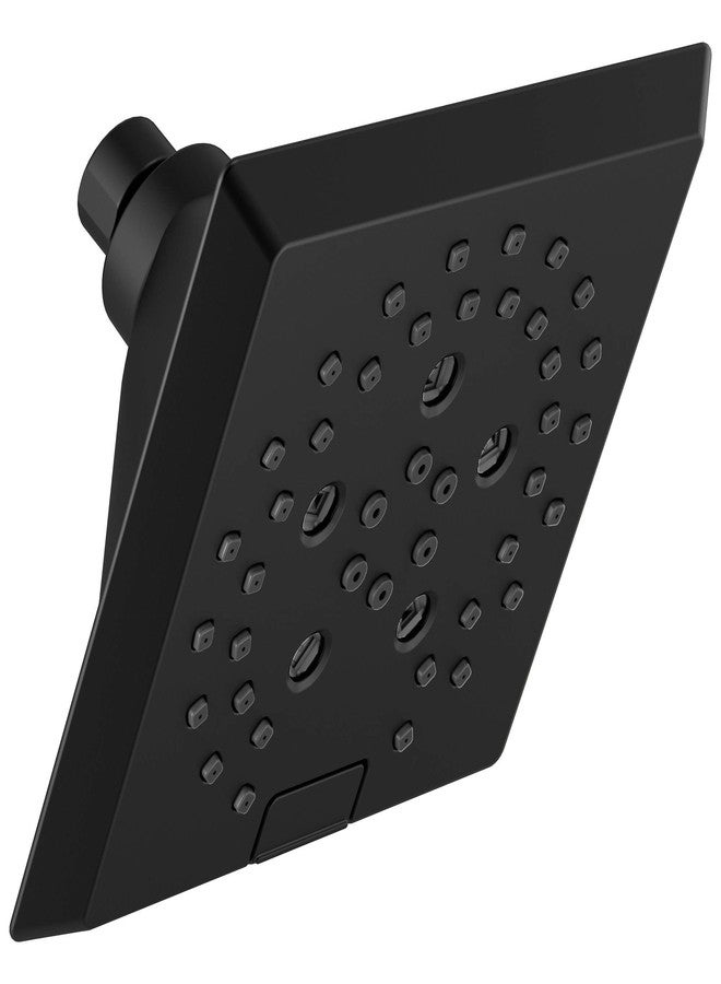 دلتا رأس دش مطري من دلتا 52664-BL H2Okinetic بخمسة إعدادات، أسود مطفي - Image 1