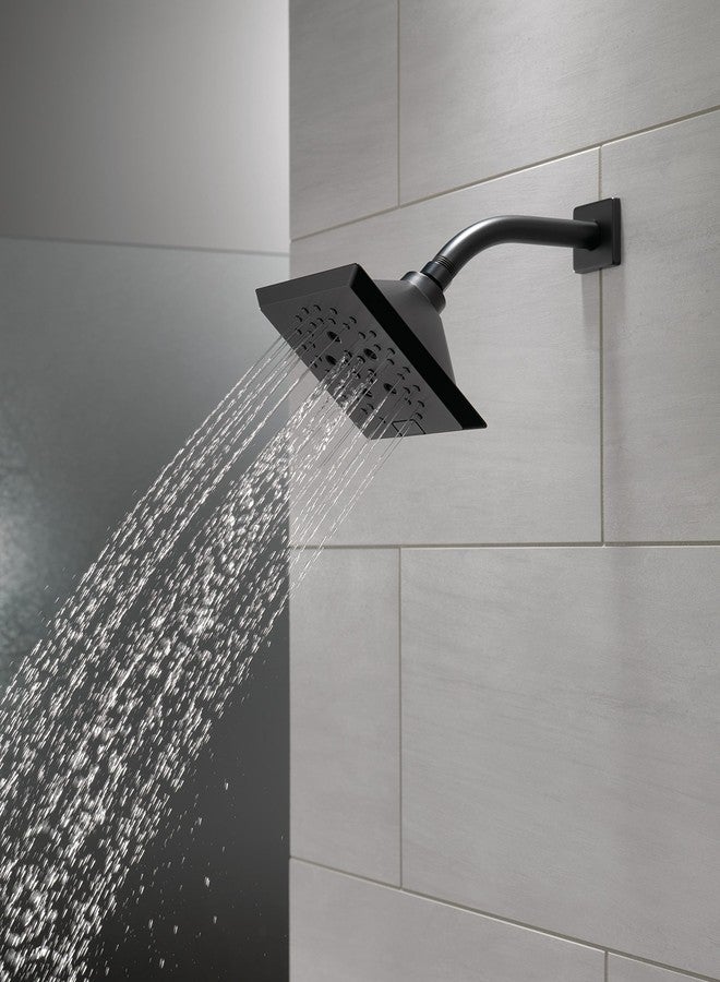 دلتا رأس دش مطري من دلتا 52664-BL H2Okinetic بخمسة إعدادات، أسود مطفي - Image 2