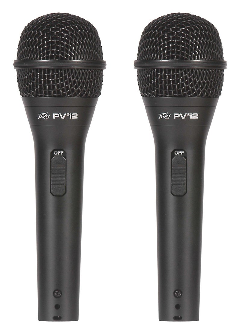 Peavey Pvi 2 - 2-Pack Dynamic Cardiod Microphones - Image 3