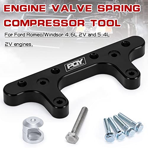 PQY Engine Valve Spring Compressor Tool Compatible with Ford Mustang GT F150 4.6L 5.4L 2V Romeo Windsor Lincoln Mercury Black - Image 2