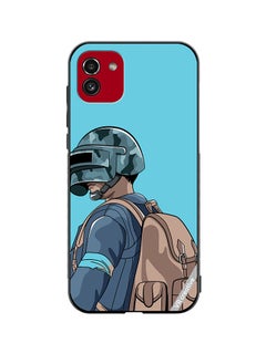 VR CREATIVE Protective Case Cover For Samsung Galaxy A03 Helmet And In Military Uniform Design Multicolour  - Image 1