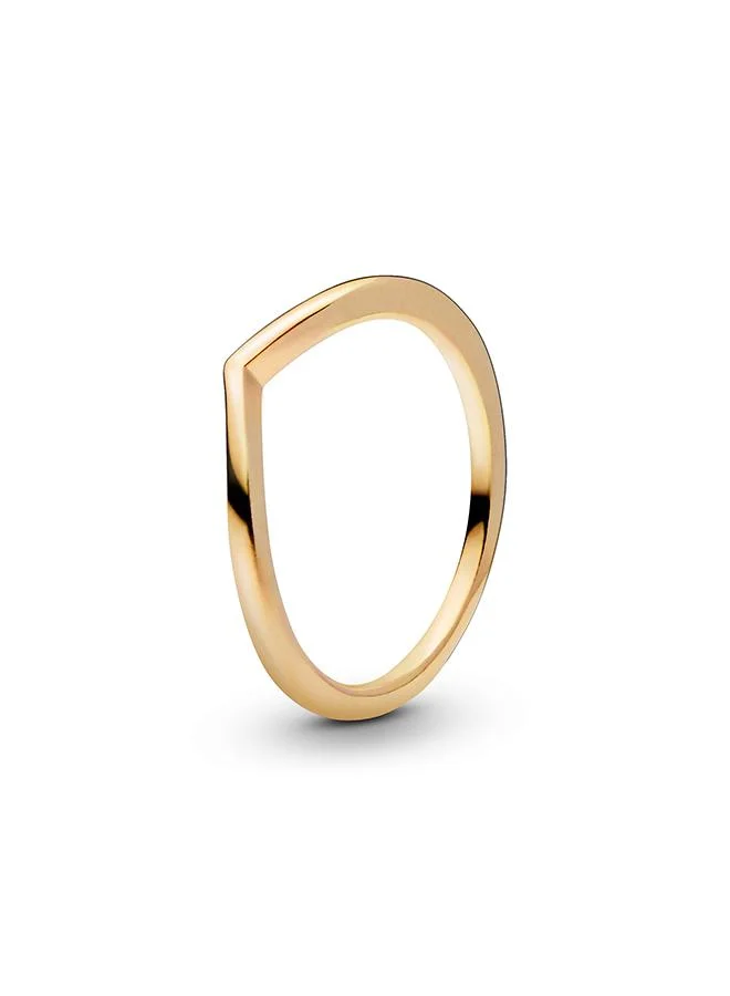 باندورا Polished Wishbone Ring
