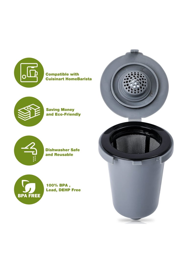 SYOSI - Coffee Filter, Fit for Cuisinart Reusable, Compatible with SS-RFC Single Serve Brewer Coffemaker Series, Fit for Homebarista Reusable Filter Cup (3PCS) - Image 1