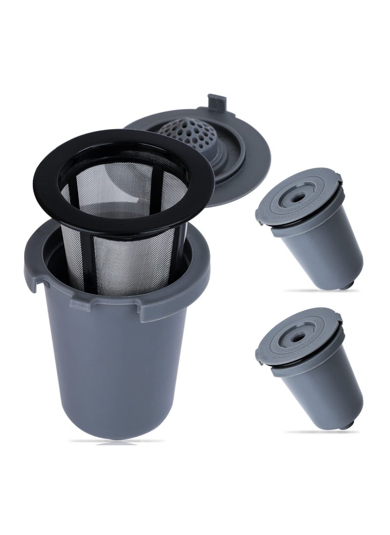 SYOSI - Coffee Filter, Fit for Cuisinart Reusable, Compatible with SS-RFC Single Serve Brewer Coffemaker Series, Fit for Homebarista Reusable Filter Cup (3PCS) - Image 1