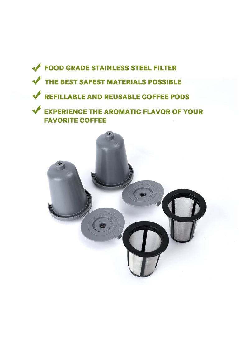 SYOSI - Coffee Filter, Fit for Cuisinart Reusable, Compatible with SS-RFC Single Serve Brewer Coffemaker Series, Fit for Homebarista Reusable Filter Cup (3PCS) - Image 1