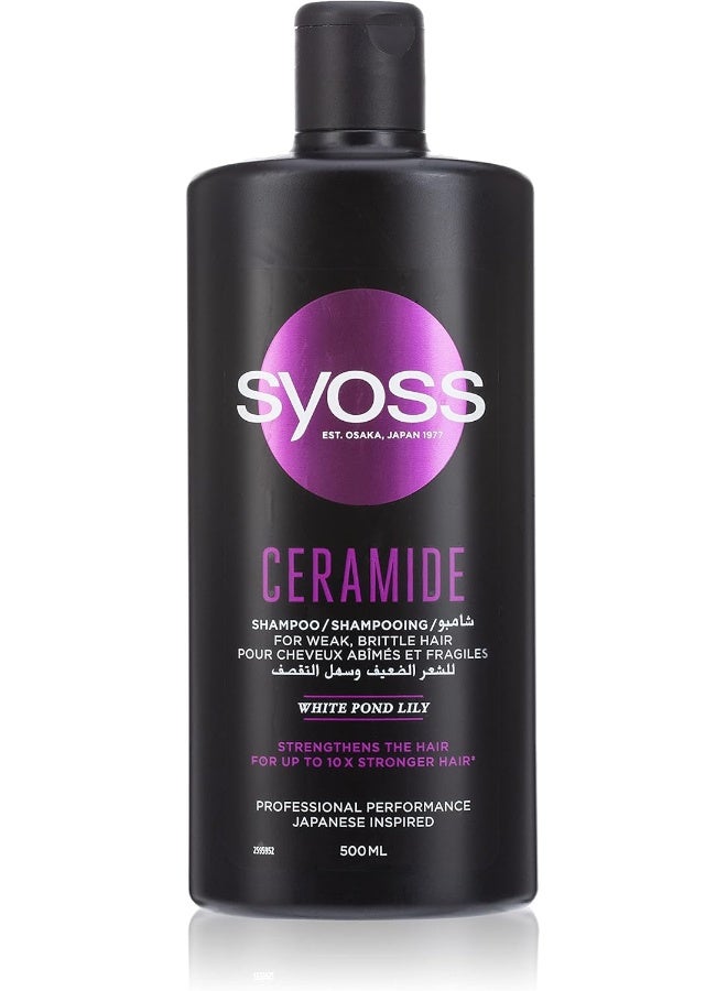 Syoss Ceramide Shampoo 500Ml For Weak Hair - Image 1