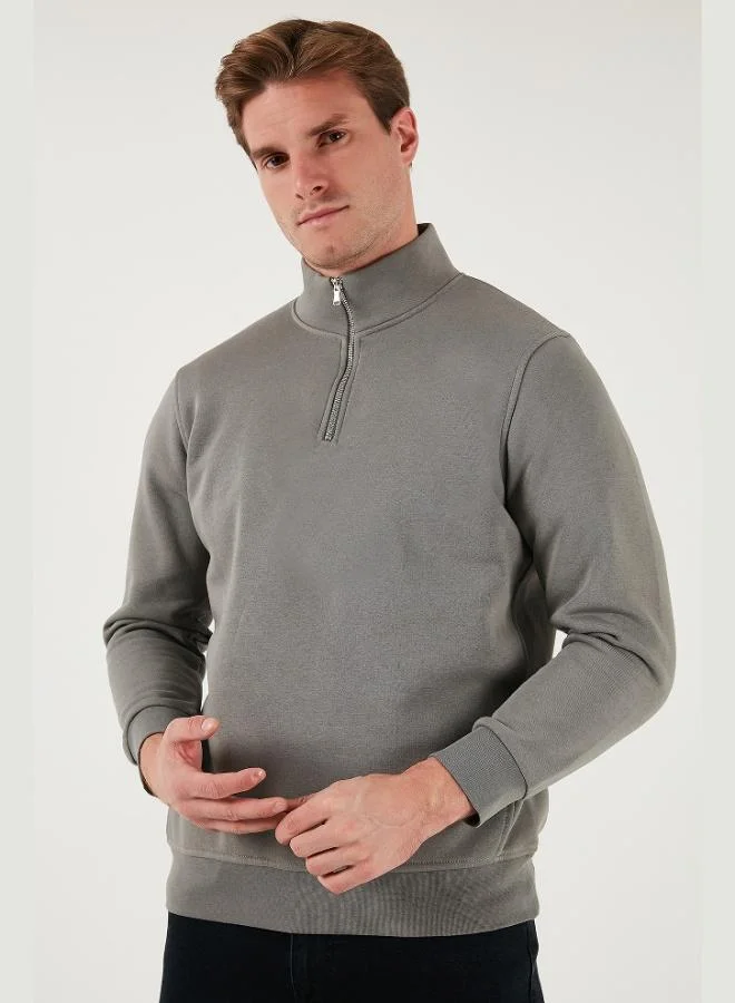 Buratti Cotton Regular Fit Stand-Up Collar 2-Pack Men's Sweatshirt 59052592S2