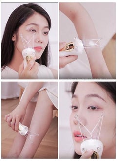 HOOPZOZA Facial Hair Remover Electric Threading hair removal for women Rechargeable Hair Removal Epilator Instant And Painless Remover With In-Built LED Light  - Image 2