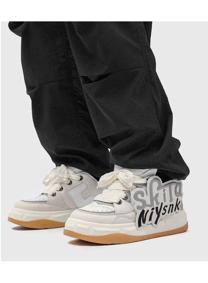 KUYING New Thick Sole Elevated Board Shoes  - Image 3