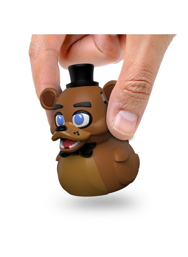 TUBBZ Mini: Five Nights at Freddy's - Freddy Fazbear Cosplaying Rubber Duck Vinyl Figure - Image 1