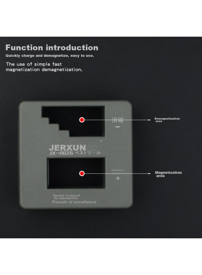 Jerxun Quick Magnetizer, Demagnetizer, Magnetizer, Screwdriver, Magnetizing Tool, Magnetic Charger, Screwdriver Bit, Magnetizer And Demagnetizer - Image 2