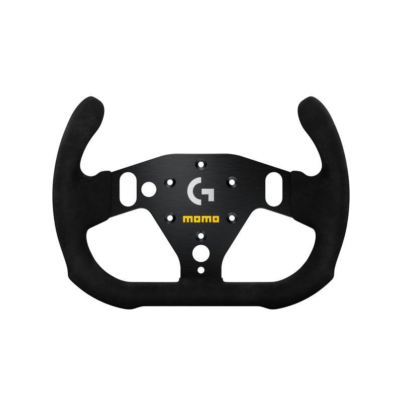 MOMO Motorsport Pro SIM Racing Wheel 290mm Premium Microfiber Grip Compatible with Logitech G RS Hub Racing Simulator Accessory for Xbox Series XS PS4 PS5 PC Professional Grade Italian Design VLOGSIMGTR290 - Image 2