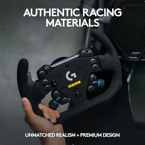 MOMO Motorsport Pro SIM Racing Wheel 290mm Premium Microfiber Grip Compatible with Logitech G RS Hub Racing Simulator Accessory for Xbox Series XS PS4 PS5 PC Professional Grade Italian Design VLOGSIMGTR290 - Image 3