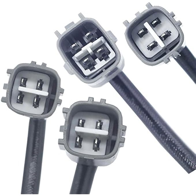 higherbro 4 قطع مستشعر أكسجين O2 1 2 لسيارة لكزس Gs300 موديل 2001-2005 30 لترًا في الاتجاه العلوي والسفلي - Image 4