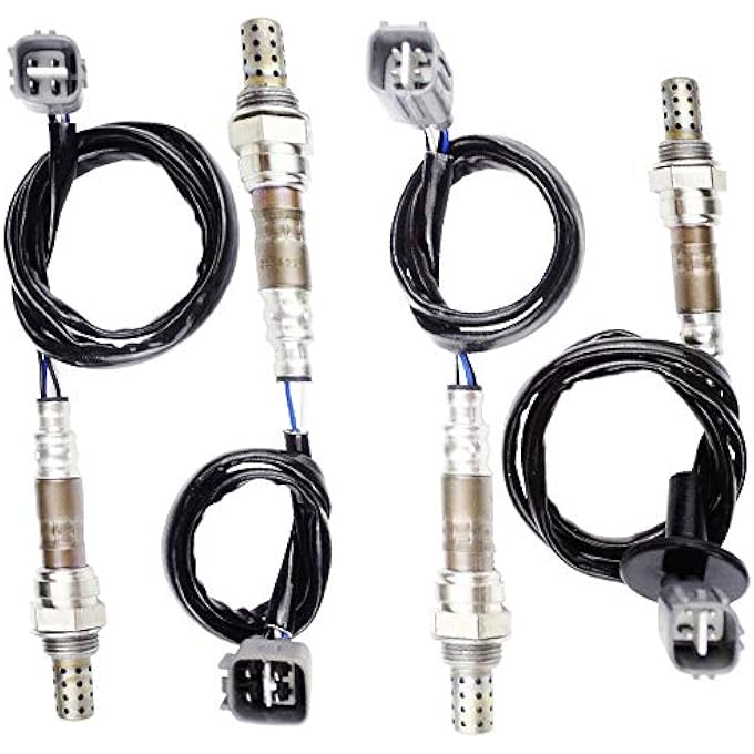 higherbro 4 قطع مستشعر أكسجين O2 1 2 لسيارة لكزس Gs300 موديل 2001-2005 30 لترًا في الاتجاه العلوي والسفلي - Image 2