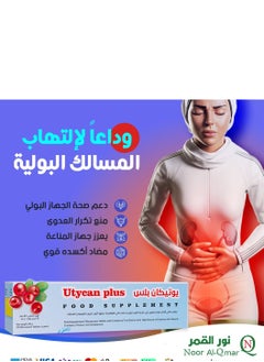 Noor AlQmar Utycan Plus with Cranberry Herbal Extract for Urinary Tract Infection – 20 Effervescent Tablets  - Image 2