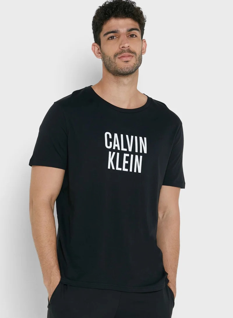 CALVIN KLEIN Logo Crew Neck T-Shirt