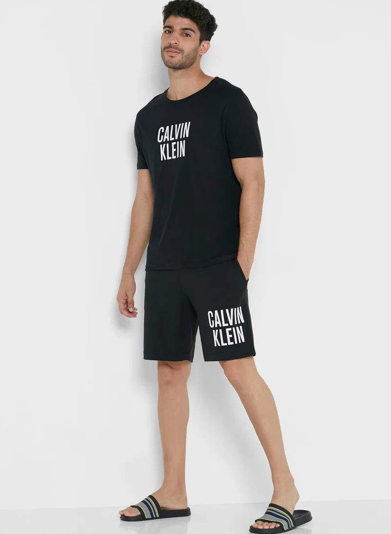 CALVIN KLEIN Logo Crew Neck T-Shirt