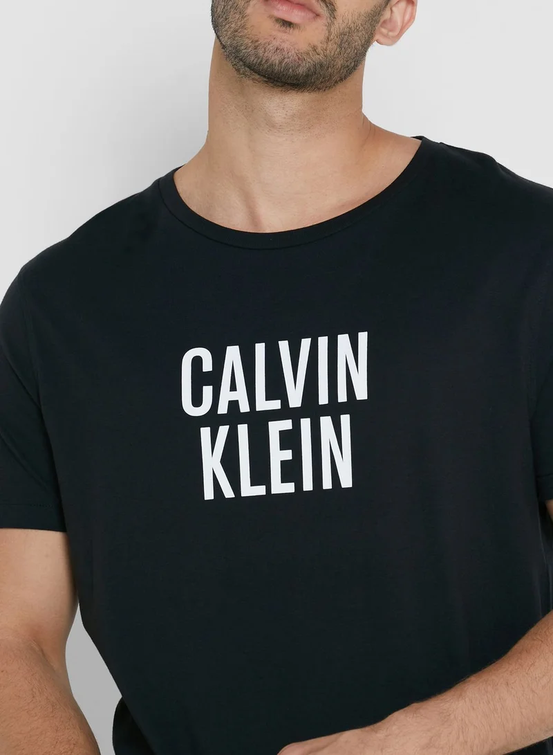 CALVIN KLEIN Logo Crew Neck T-Shirt