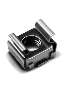 Immech Immech Server Rack Cabinet M6 Cage Nuts Mounting Screws With Washer Nickel Finish 30 set  - Image 4